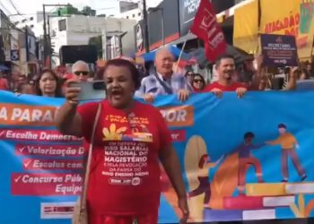 Sintep promove mobilização nacional em defesa do ensino médio nesta terça-feira em João Pessoa