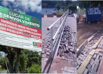 VEJA VÍDEO- Moradores mostram obras de R$ 2,7 milhões no Balneário se desmanchando em Santa Rita