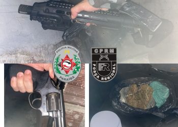 Durante patrulhamento PM prende dois homens e apreende arma e drogas no Renascer, em Cabedelo