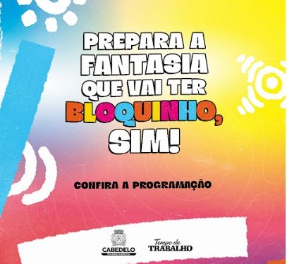 Bloco Acorda e Drink Folia abrem nesta 5ª os desfiles no Corredor da Folia na cidade de Cabedelo