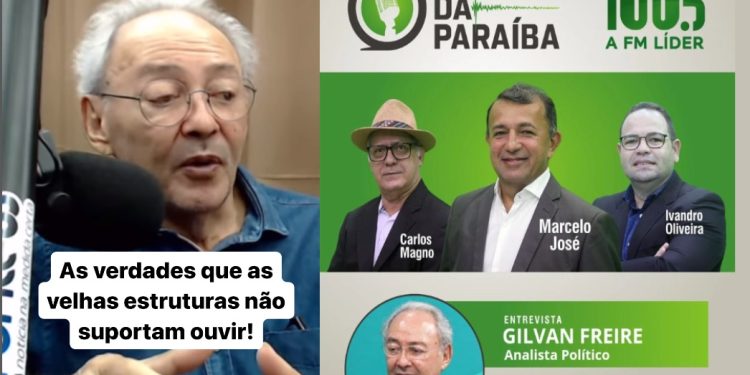 Comentário de Gilvan Freire sobre força eleitoral de Nilvan em Santa Rita, na 100.5 FM, viraliza nas redes sociais