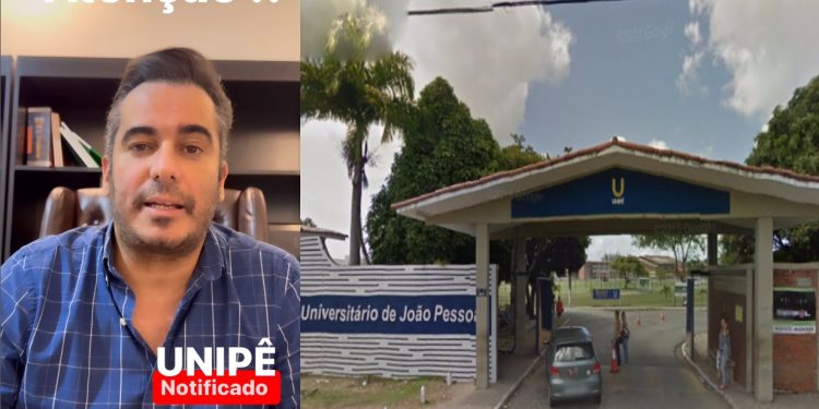 Helton Renê, do Procon de Santa Rita, notifica faculdade Unipê sobre cobrança de taxa de estacionamento