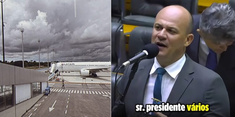 Deputado Cabo Gilberto culpa Aena por atraso em obras de aeroporto e transtornos aos passageiros