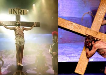 Espetáculo “Páscoa de Todos os Povos” da Cidade Viva, destacando o tema “Emanuel: Deus Conosco”