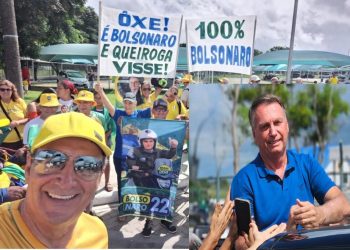 Veja vídeos e fotos da chegada do ex-presidente Jair Bolsonaro na Paraíba; acompanhe a agenda