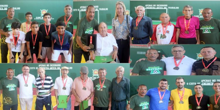 Clube dos Oficiais realiza Encontro de Gerações do Futsal e homenageia oficiais, atletas, técnicos e imprensa