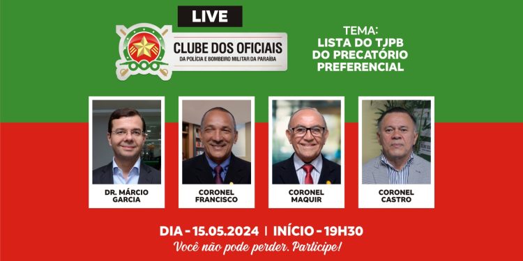 TJ publica lista de beneficiários e Entidades realizam Live sobre pagamento de precatório de policiais e BM