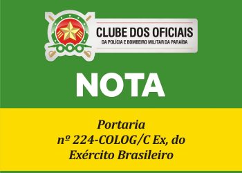 Clube dos Oficiais emite nota e critica portaria do EB sobre restrição a armas a policiais e bombeiros