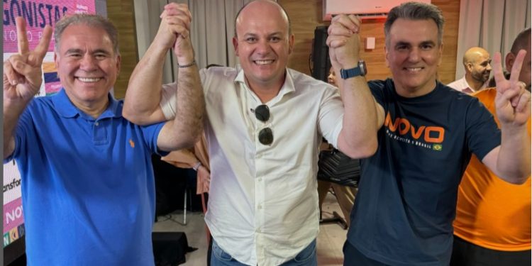 Deputado Cabo Gilberto celebra chapa PL/Novo na Capital: “Agora é oficial, Marcelo Queiroga e Sérgio Queiroz”