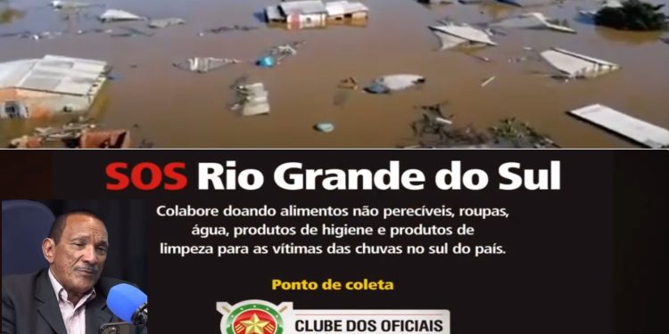 VÍDEO- Clube dos Oficiais arrecada donativos na campanha “SOS Rio Grande do Sul” por desabrigados