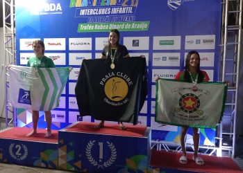 Atleta paraibana Tiffany Araújo, do Clube dos Oficiais, fica em 3º no Brasileiro de Natação em Salvador