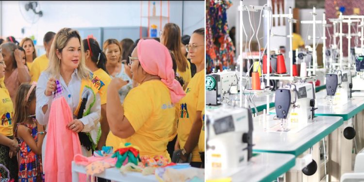 Prefeitura de Conde entrega Centro de Oficinas para corte e costura, corte e escova, macramê e bordado