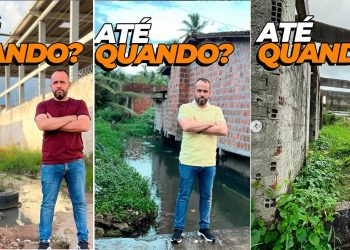 Pré-candidato a prefeito, Glicério Feitosa, denuncia com imagens o abandono da gestão com a cidade de Bayeux