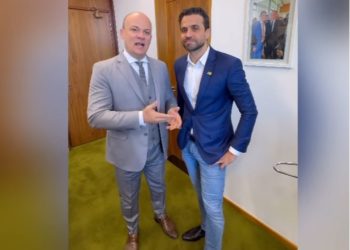 Deputado Cabo Gilberto recebe em Brasília Pablo Marçal e destaca ajuda do empresário aos desabrigados no RS