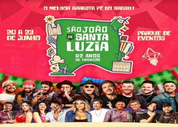 82 ANOS DE TRADIÇÃO-São João de Santa Luzia começa hoje com Bell Marques, Murilo Huff, Mari & Raiane e Forró D2