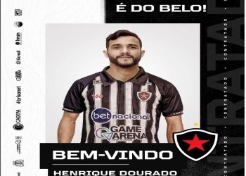 Henrique Dourado, ex-jogador do Fla, Flu e Palmeiras, chega para reforçar o Botafogo/PB na Série C do Brasileiro