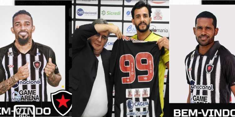 RUMO À SÉRIE B – Além de Henrique Dourado, Botafaogo/PB anuncia lateral e zagueiro como reforços rumo à Série B