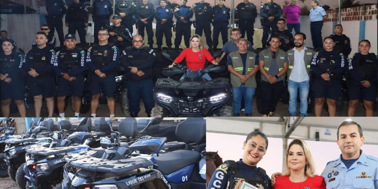 Karla Pimentel entrega quadriciclos para reforçar trabalho da Guarda Municipal e Fiscalização Ambiental em Conde