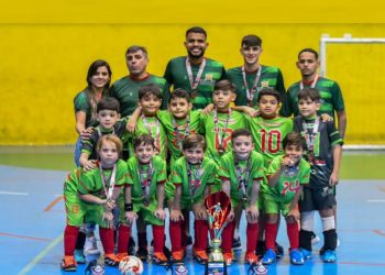 Clube dos Oficiais/PB sagra-se campeão paraibano de futsal sub 8 ao vencer equipe do Campestre de CG
