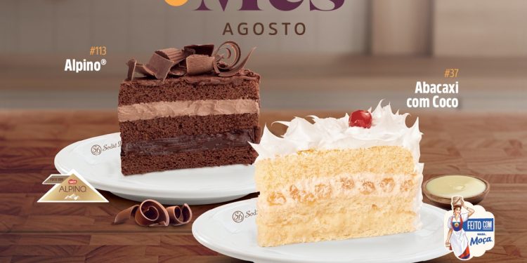 CARDÁPIO – Abacaxi com Coco, e Alpino, com descontos especiais no mês de agosto na Sodiê Doces