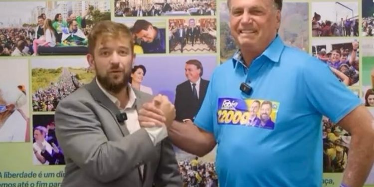 Fábio Lopes recebe apoio de Bolsonaro na disputa por vaga à Câmara de Vereadores de João Pessoa