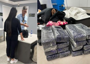 Polícia Federal prende mulher no aeroporto da Grande João Pessoa com 26 kg de haxixe em duas malas
