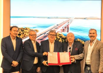 Governador assina contrato para construção da Ponte do Futuro ligando Cabedelo, Santa Rita e Lucena, no montante de R$ 465 milhões