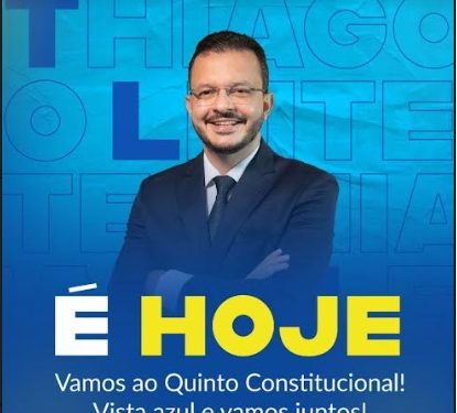 Thiago Leite avança, com candidatura a desembargador deferida pela OAB e com lançamento da postulação nesta 5ª