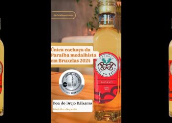 Cachaça da Paraíba, “Boa do Brejo” conquista medalha de prata no Concurso Mundial de Bruxelas 2024