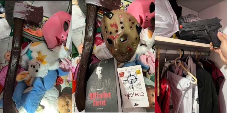 Polícia Federal prende operador de telemarketing em CG e apreende livro de Hitler, máscaras e simulacros