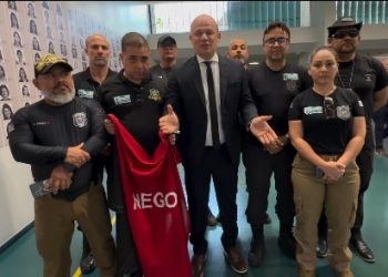 Deputado Cabo Gilberto recebe profissionais em Brasília e destaca luta por projeto que inclui agentes socioeducativos no Susp