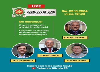 Entidades da PM anunciam início do pagamento do precatório e convidam PMs e BMs para Live nesta 4ª feira às 19h30