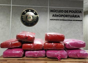 Polícia Federal prende mulher que embarcaria no voo de Manaus com 10 gk com destino a João Pessoa