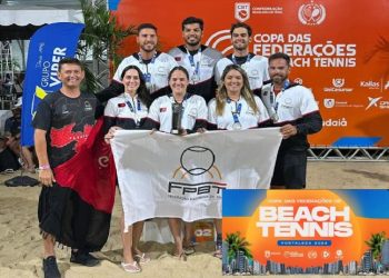 Delegação da Paraíba fica em 2º na Copa Brasileira de Federações de Beach Tennis disputada em Fortaleza