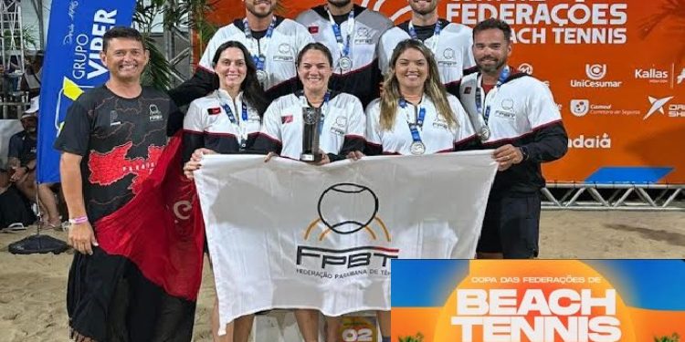 Delegação da Paraíba fica em 2º na Copa Brasileira de Federações de Beach Tennis disputada em Fortaleza