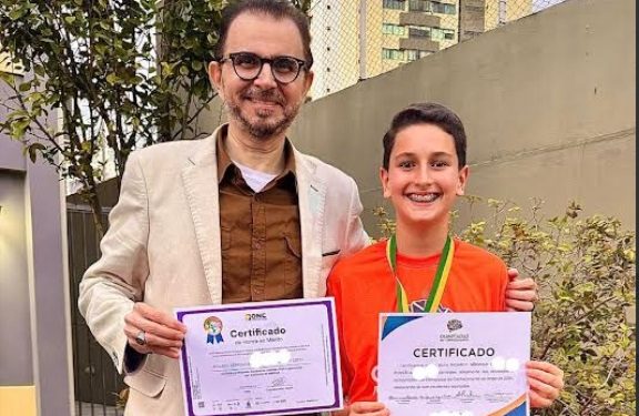 Estudante paraibano ganha “bronze” em Olimpíada Nacional de Ciências e “honra ao mérito” em Ganguru de Matemática