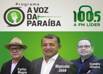 RÁDIO 100.5 FM- Clique no link e assista Programa A Voz da Paraíba com Marcelo José, Carlos Magno e Ivandro Oliveira