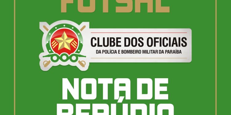 Clube dos Oficiais alega arbitrariedades e emite nota de repúdio à presidência da Federação Paraibana de Futsal