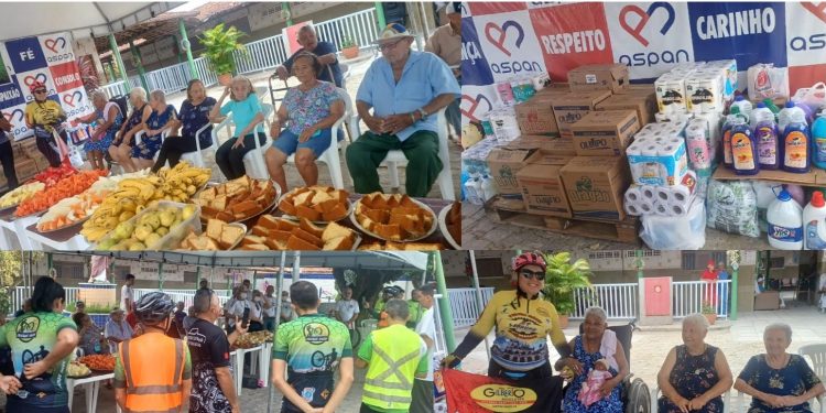 VEJA FOTOS- Enduro Bicicletas parabeniza ciclistas que participaram do Pedal Solidário em favor dos idosos da Aspan