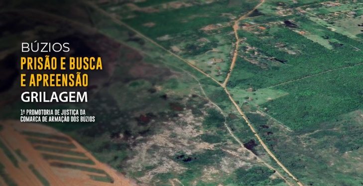 MP cumpre mandados de prisão e de busca e apreensão contra denunciados por grilagem em Búzios