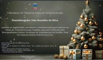 Confraternização do TJPB terá celebração do arcebispo Dom Delson nesta terça-feira na sala de sessões