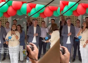 VÍDEO- Jane lança Panta à Câmara Federal: “Santa Rita não merece migalhas, eu quero você o deputado federal dessa cidade”