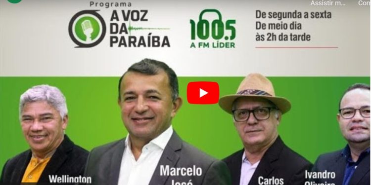 AO VIVO- Clique no link abaixo e acompanhe Programa A Voz da Paraíba na Rádio 100.5 FM