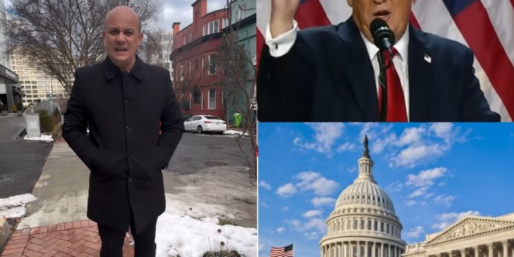 Deputado paraibano Cabo Gilberto posta vídeo em Washington, onde está para posse de Trump na presidência dos EUA