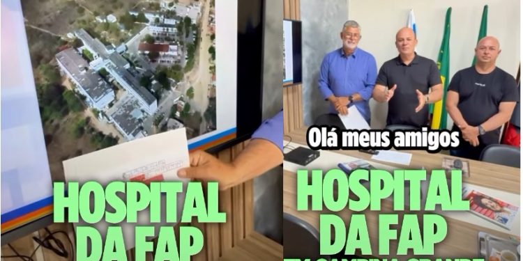 Deputado Cabo Gilberto anuncia R$ 2,5 milhões para novo Centro Cirúrgico da FAP em CG que atende pacientes de 148 cidades