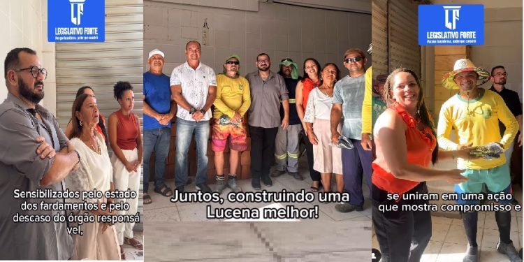 Prefeitura não cumpre obrigação e vereadores decidem doar fardamento e luvas a agentes de limpeza em Lucena