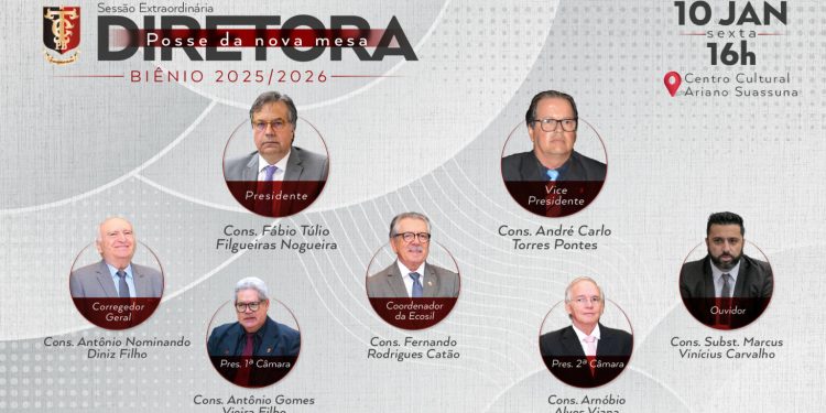Posse de Fábio Nogueira na presidência do TCE será prestigiada pelo governador e presidente da AL e do TJ