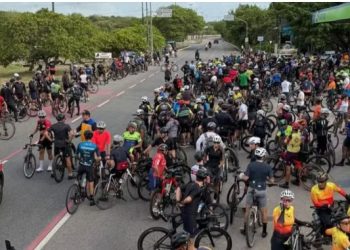 Ciclistas realizam protesto e Enduro Bicicletas se solidariza com família de Diego, cobra justiça e medidas das autoridades