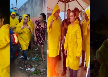 Prefeita Karla Pimentel vistoria áreas de risco durantes as chuvas em Conde e cria gabinete de crise com ações emergenciais aos moradores