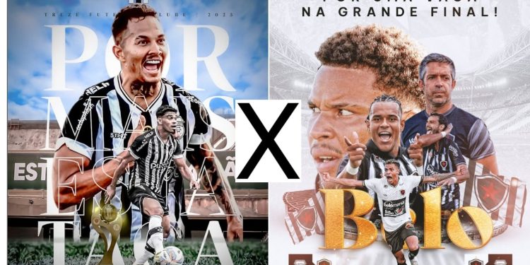 HORA DA DECISÃO- Clássico Treze e Botafogo hoje no Amigão por vaga na final do Campeonato Paraibano